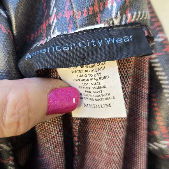 American City Wear Vintage Plaid Faux-Leather Turtleneck Mini Dress - Black - Picture 7 of 9